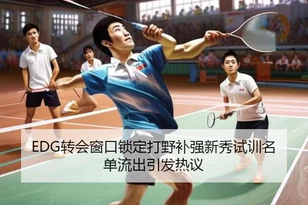 EDG转会窗口锁定打野补强新秀试训名单流出引发热议